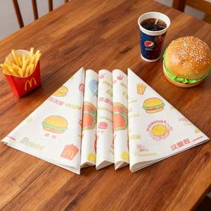 Hamburger <b>Paper</b> Wax <b>Paper</b> Greaseproof Sandwich <b>Paper</b> Custom Logo Baking Kitchen Bread Chicken <b>Roll</b> <b>Wrap</b> - Product Image 6