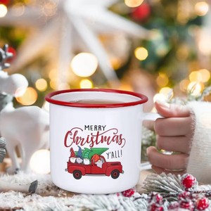 Venta caliente <span class=keywords><strong>taza</strong></span> <span class=keywords><strong>de</strong></span> esmalte retro personalizada con <span class=keywords><strong>diseño</strong></span> único <span class=keywords><strong>de</strong></span> dibujos animados <span class=keywords><strong>taza</strong></span> <span class=keywords><strong>de</strong></span> Navidad - Product Image 4