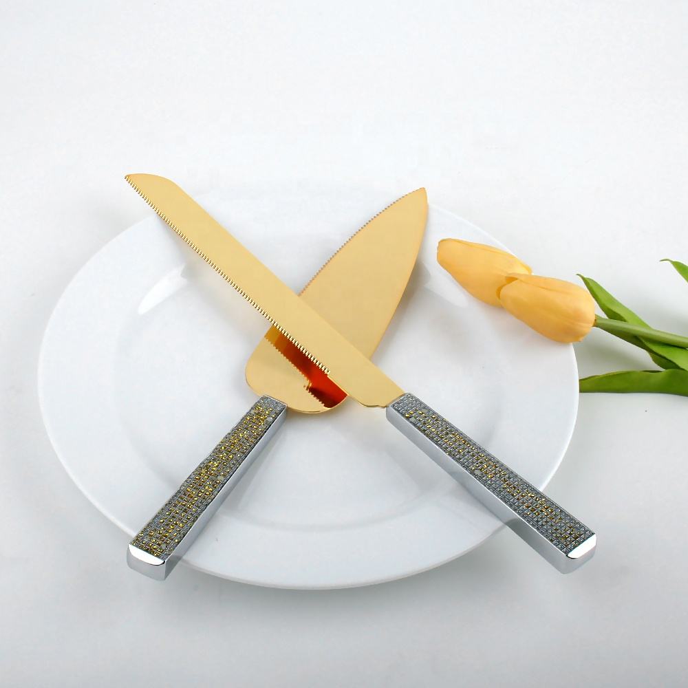 Luxurious Christmas Cake Knife \u0026 Server Sets for 2022, image size:1000x1000