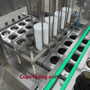 איטום מכונה עבור פלסטיק כוסות תיק חותם קלטת ביצוע מכונת