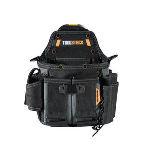 Échantillon gratuit, ceinture porte-outils réglable pour électricien et charpentier, ceinture porte-outils robuste, magnétique, détachable, sac de travail en polyester - Product Image 1