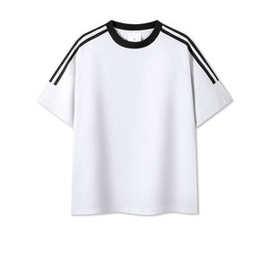 Camiseta Unisex de Algodón 100% Grueso, Tejida, Estampada, Lisa, Vintage, Talla Grande, Personalizada, con Rayas y Gráficos - Product Image 5