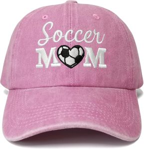 Sombrero de mamá para mujer, regalos de la madre, gorra de béisbol deportiva bordada negra lavada, sombrero ajustable para papá - Product Image 4