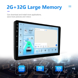 Autoradio Android 10 avec CarPlay 9 pouces écran tactile universel GPS Subwoofer Mirror Link Wifi Full Feature DVD Player - Product Image 3