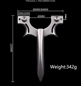 Neue Edelstahl-Schleuder mit Handform-<span class=keywords><strong>Design</strong></span> Bevorzugte Outdoor-Schleuder für Jagd und Schießsport - Product Image 2