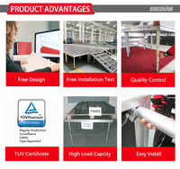 Estructura Modular Plegable Cuadrada de Aleación de Aluminio 6061-T6 con Certificación TUV, 400x400mm, Portátil, Resistente, para Iluminación de 1000kg
