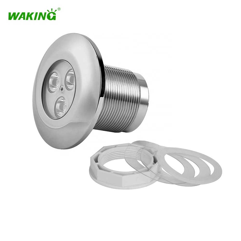 1.5mm Fiberglass 75mm Nicheless Led Pool Light and Fitting for Swimming Pool Spa Pond