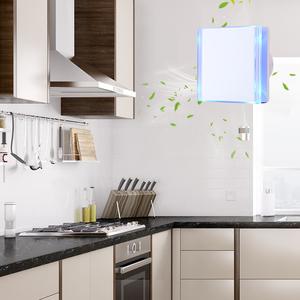 Ventilador Extractor de Baño de Alta Potencia con Cristal Templado, Temporizador y Función Silenciosa para Hoteles, Fuente de Alimentación Eléctrica, OEM y ODM - Product Image 1