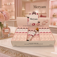 Vaporisateur de parfum rose clair pour femme, flacon fin, boîte de présentation de comptoir décorative, éternelle
