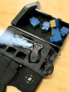 MagiUSA X26 Type 10M Long Distance <b>Rechargeable</b> Tactical <b>Flashlight</b> Toy with Removable Display for Self-Defense (Aluminum Alloy) - Product Image 1