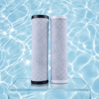 Cartouche de filtre à eau en bloc de charbon actif submicronique, élimine le chlore et les COV, filtre de remplacement pour purificateur d'eau domestique