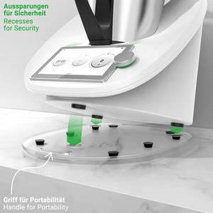 Vente directe d'usine de planche coulissante en acrylique transparente <span class=keywords><strong>Thermomix</strong></span> Board Acrylic <span class=keywords><strong>Thermomix</strong></span> Accessoires pour <span class=keywords><strong>TM6</strong></span> TM5 - Product Image 3