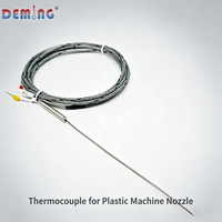 Sonda de Temperatura con Cable Blindado de Acero Inoxidable, Tipo Sonda, OEM ODM Personalizada, Alta Precisión, Resolución de 0.01°C, Inteligente
