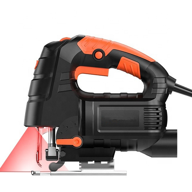 Electric 850W Laser Jig Saws 5 Variable Speed Woodworking Electric Jig Saws 110V-220V Cutting Metal Wood Aluminum Power Jig Saws