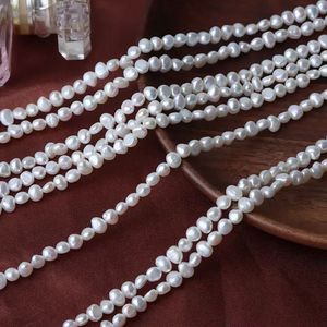 Hạt ngọc trai nước ngọt <span class=keywords><strong>Baroque</strong></span> 4mm bán buôn, tự nhiên, không đều, dùng làm vòng cổ/vòng tay, đồ thủ công tự làm - Product Image 3