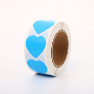 Tự làm cắt tùy chỉnh bán buôn rắn màu hình trái tim dán tự dính hình trái tim cho hàng thủ công khung ảnh Tặng - Product Image 5