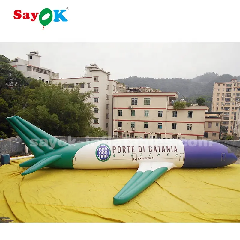 10m aufblasbares Flugzeug im Freien Großes aufblasbares Flugzeug modell für Anzeige