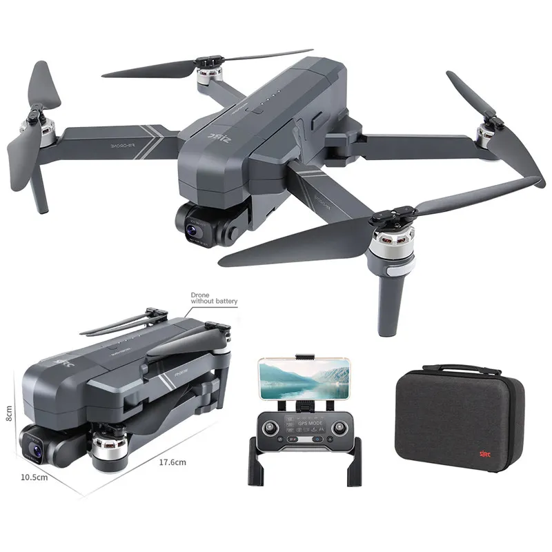 GPS Drone With Wifi FPV 4K HD Camera Two-axis Anti-Shake Gimbal F11 Brushless Quadcopter SJRC F11s pro