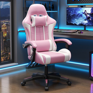 Gaming Chair PU Leather Foam Filled Tilting Office <b>Desk</b> Chair For Home <b>Study</b> Bedroom - Product Image 2