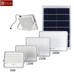 Proiettore solare a <span class=keywords><strong>LED</strong></span> 50-200W ricaricabile da esterno IP65 per campi da basket giardini strade paesaggistiche IP66 - Product Image 2