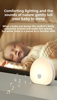 Haut-parleur de thérapie par la lumière Chroma Sound Sleep Pod 2026 avec 10 morceaux, rechargeable, portable, apaisant émotionnel, machine à bruit blanc
