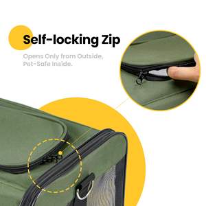 Fabrika toptan özel evcil hayvan taşıyıcı havayolu onaylı genişletilebilir Pet seyahat katlanabilir kedi taşıyıcı çanta - Product Image 3