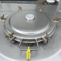 Réservoir de stockage IBC en acier inoxydable de qualité alimentaire industriel Wanlong Directly Factory 1000L, niveau de sécurité élevé