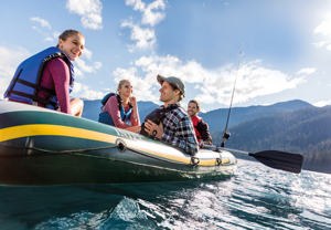 Kayak gonflable en caoutchouc durable <span class=keywords><strong>Intex</strong></span> deux à quatre personnes bateau de pêche en eau avec coque en PVC pour 2 ou 3 personnes - Product Image 4