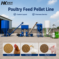 Machinerie de production d'aliments en granulés pour poulets de chair et pondeuses, système de pesage et d'emballage automatique pour aliments à formule équilibrée