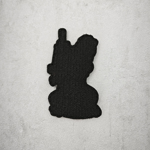 Parche táctico de goma de PVC 3D con un hermoso <span class=keywords><strong>Avatar</strong></span> femenino, con un accesorio de gancho - Product Image 4