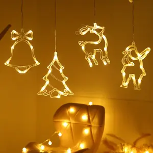 Ustom-Cuerda de lámpara en forma de árbol de animales, suministros de decoración para fiestas y cenas