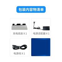 Station de charge pour manette, chargeur double rapide pour manette sans fil PS5, indicateur de charge LED