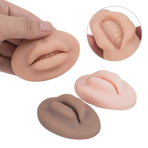 Modelo de Labios de Silicona 3D, Labios Simulados para Práctica de Maquillaje Permanente, Entrenamiento de Tatuaje Falso, Suministros de Microblading PMU - Product Image 2