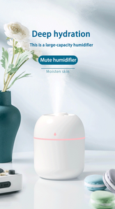 Portable Mini LED veilleuse USB brumisateur brumisateur 220ML petit humidificateur pour voiture et maison garantie 1 an contrôle de l'humidistat - Product Image 2