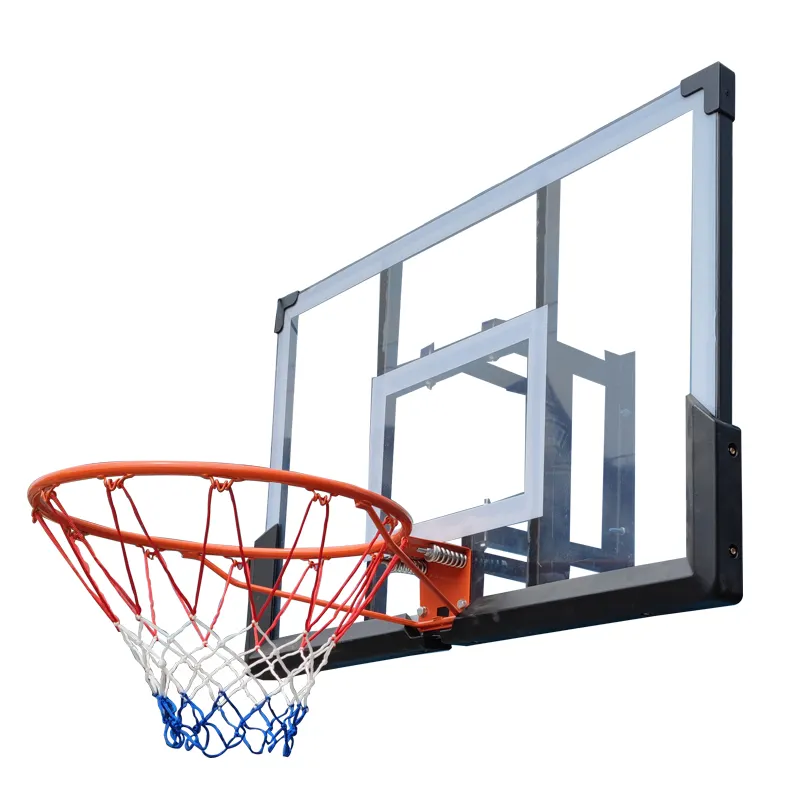 حامل تثبيت ورفع كرة السلة بحافة يُركب على الحائط ويتميز بتصميم جديد وله حافة