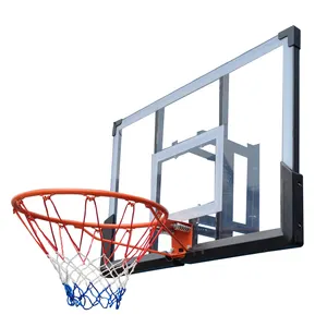 Suporte de basquete com aro de basquete para montagem na parede com aro de basquete novo