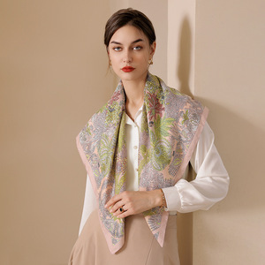 Wholesale Satin <strong>Silk</strong> Hijab Professional Foulards En Soie Paisley Scarf For Women <strong>Silk</strong>