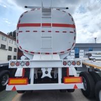 Nouvelle semi-remorque citerne à carburant aéronautique 33000l 45000l 50000l personnalisée, vente chaude
