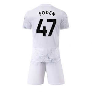 Maillot de football d'extérieur des clubs européens, imprimé, col rond, manches courtes, respirant, séchage rapide, collection été - Product Image 2