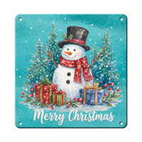 Nouvelle plaque murale vintage en métal Joyeux Noël 2026, idées cadeaux, plaque murale rétro personnalisée pour les fêtes, souvenirs de Noël pour amis et famille