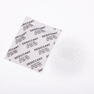 Industrial Transparent Silicon Silica Gel Desiccant Beads For Food Grade Moisture Control Silica Gel Packets