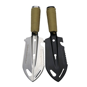 Pala da campeggio campeggio all'aperto portatile multifunzionale In acciaio inox pala strumenti di sopravvivenza In natura - Product Image 1