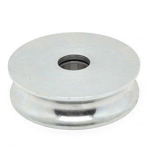 Tùy chỉnh độ chính xác cao gia công CNC thép không gỉ U rãnh ròng rọc Con lăn cho nền tảng nâng - Product Image 5