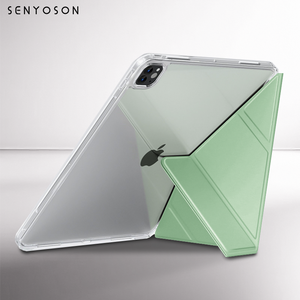 SYX thời trang mới Y Gấp bìa chống bụi bẩn Trọng lượng nhẹ cao cấp PU da thông minh Bìa trường hợp thông minh máy tính bảng bảo vệ trường hợp - Product Image 3