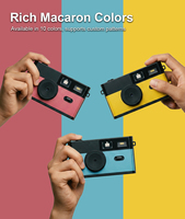 Appareil photo rétro portable classique 8MP sans écran avec filtres, écran OLED intégré, fabriqué en Chine, pour Noël