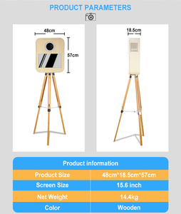 Nouveau design Photomaton rétro en bois vintage pour fêtes ou événements - Product Image 3