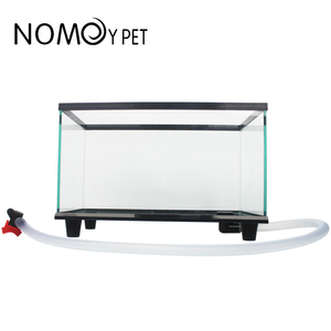 2020 Nieuwe Transparante Glazen Bodem Afvoer Vis Schildpad Tank <span class=keywords><strong>Aquarium</strong></span> Habitat - Product Image 3