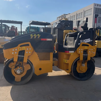 Mini-compacteur routier d'occasion de marque chinoise Xmr603 de 6 tonnes, compacteur à double tambour d'occasion