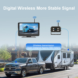 Customize Logo DVR Monitor 7 Inch Reverse System Digital AHD Night Vision Wireless Backup Camera Kit for Car Trailer YB-Wireless - Product Image 5