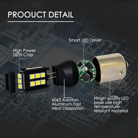 Neue LED-Lampe Automotive 1156 Ba15s 1141 P21W LED-LKW-Anhänger Blinker Auto-LED-Leuchten
